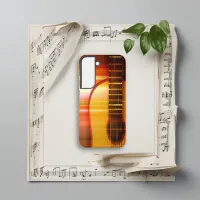 Sunset Harmony Acoustic Guitar Samsung Galaxy S22 Case