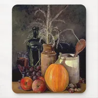 Autumn Decorations on Table Mouse Pad