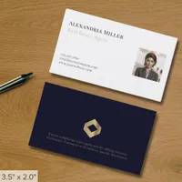 Simple Real Estate Agent Photo Business Card