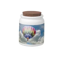 Candy Jar - Hot Air Balloons in Clouds