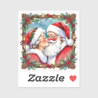 A Sweet Old-Fashioned Christmas | Mr and Mrs Claus Sticker