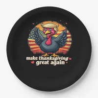 Make Thanksgiving Great Again Thanksgiving Classic Paper Plates