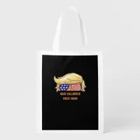 Make Halloween Great Again - Trumpkin Design  Grocery Bag