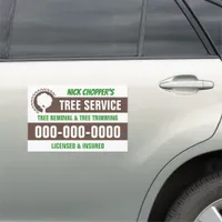 12” x 18” Tree Service Car Magnet