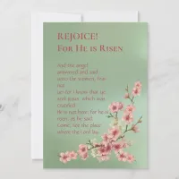 Cherry Blossoms in Pink and Greeting Card