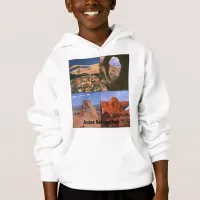 Arches National Park Sandstone Aches Photo Collage Hoodie