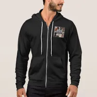 4 Photo - Happy Father’s Day Metal Theme Hoodie