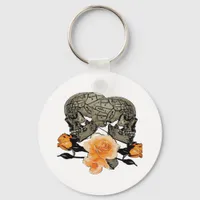Funny Halloween Till Death Do Us Part Design Keychain