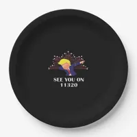 Funny Dabbing See 11320 Design Graphic Paper Plates