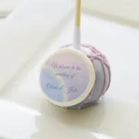 Rainbow of hope, pastel wedding Cake Pop