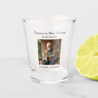 Photo & Poem | Memorial Forever in our Hearts Shot Glass