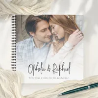 Minimalist Photo Overlay Guest Book