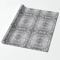 Silver Butterflies Wildlife Lovers Wrapping Paper