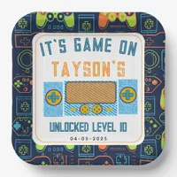 It’s Game On – Video Game Birthday party Paper Plates