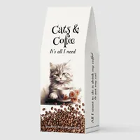 Adorable Cat and Coffee 5