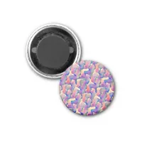 Multicolored Watercolor Pattern Magnet