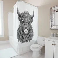 Whimsical Funny Animal Shower Curtains