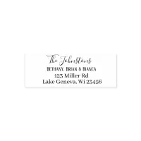 Personalized Return Address Self-inking Stamp