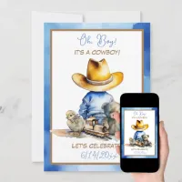 Lil' Cowboy Boy's Baby Shower