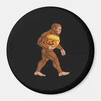 Bigfoot Halloween Trumpkin Pumpkin Classic Magnet