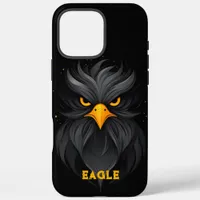 Angry Eagle Black iPhone 16 Pro Max Case