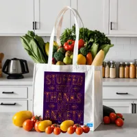 Funny Thanksgiving Stuffed with Thanks Grocery Bag