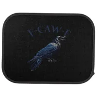 Crow, F-Caw-F Funny Bird Creative Casual Car Floor Mat