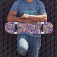 Multicolored Watercolor Pattern - Skateboard