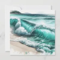 Turquoise Ocean Wave