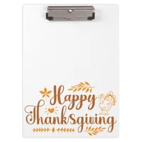 Happy Thanksgiving Clipboard