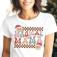 Magical Mama Retro Christmas Tri-Blend Shirt