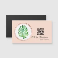 Rose Gold and Blush Pink Event Planner QR Code