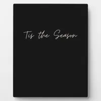 Neon Tis The Season Sign Plaque