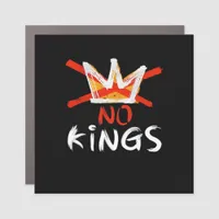 No King Funny Quote Retro Creative Style Car Magnet