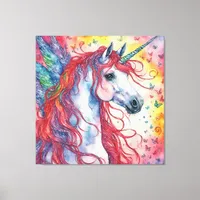 Unicorn Pegasus  Canvas Print