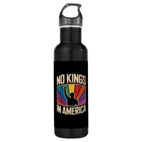 No Kings In America Since 1776 Creative Design Stainless Steel Water Bottle