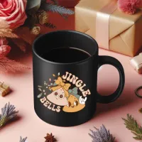 Jingle Bells Merry Christmas Drinking Coffee Mug