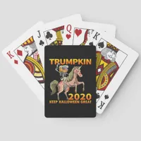 Trumpkin Keep Halloween Great Pumpkin   Poker Cards
