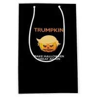 Halloween Trumpkin V4 Medium Gift Bag