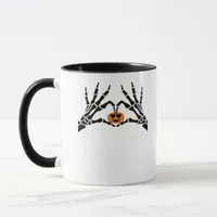 Spooky Heart Hands Dark Gothic Tone Mug