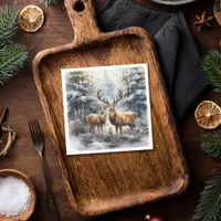 Reindeer in Winter Wonderland Napkins