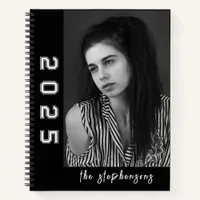 Modern 2 Photo Collage Personalized Notebook