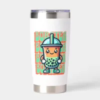 Boba Bubble Tea Kawaii Cute Cartoon Insulated Tumbler