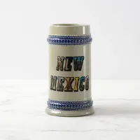 New Mexico Picture Text Beer Stein