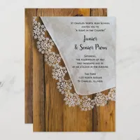 Country Lace Junior / Senior Prom Invitation