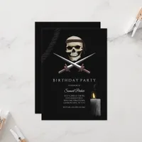 Pirate Bachelor Party - pirate-themed Invitation