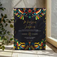 Mexican Colorful Cinco de Mayo Fiesta Wedding Invitation