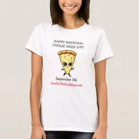 Happy National Cheese Pizza Day September 5th T-Shirt