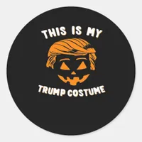 This Is My Costume - Trumpkin  Classic Round Sticker