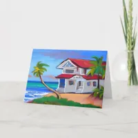Let's Catch Up Soon | Tropical Beach House Card
